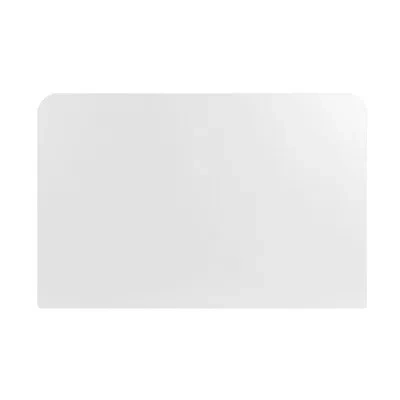 Boss Office Products Plexiglass 1 Panel Desk Privacy Panel In Clear