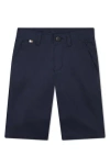 Bosswear Stretch-cotton Chino Shorts In Blue
