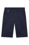 Bosswear Stretch-cotton Chino Shorts In Navy