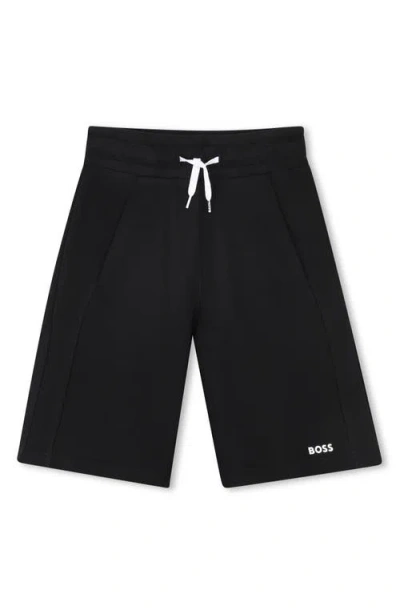 Bosswear Boss Kidswear Kids' Fleece Sweat Shorts In Black