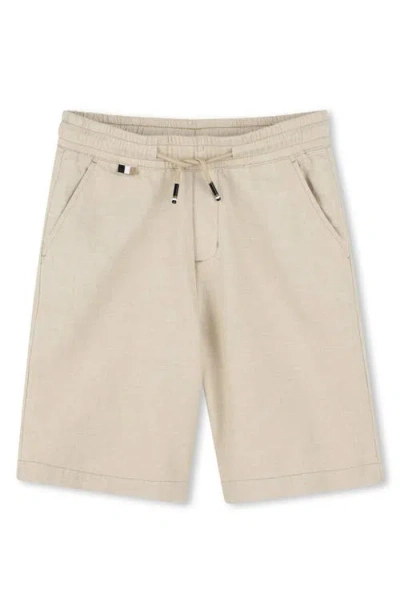 Bosswear Boss Kidswear Kids' Fleece Sweat Shorts In Sand