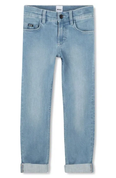 BOSSWEAR BOSS KIDSWEAR KIDS' SLIM FIT STRETCH JEANS