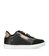 Bosswear Logo-print Leather Sneakers In Black