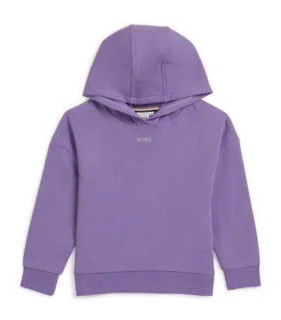 Bosswear Boss Kidswear Logo Hoodie (4-16 Years) In Purple