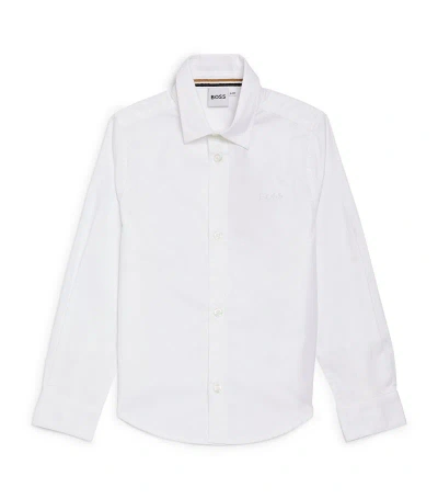 Bosswear Boss Kidswear Logo Shirt (4-16 Years) In White