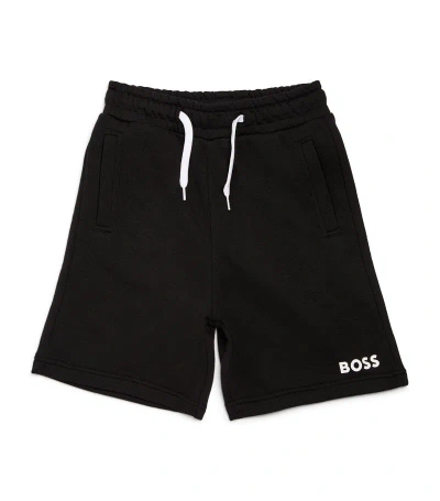 Bosswear Boss Kidswear Logo Sweatshorts (4-16 Years) In Black