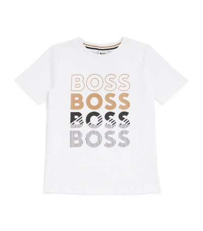 Bosswear T-shirt Boss Kidswear Kids Color White