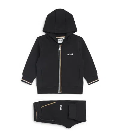 Bosswear Boss Kidswear Logo Tracksuit In Black