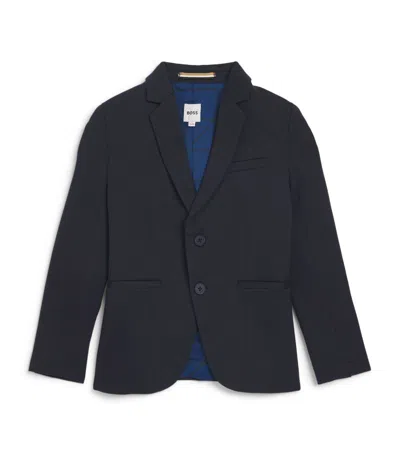 Bosswear Kids' Single-breasted Blazer In Blue