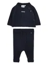 Bosswear Button-embellished Tracksuit Set In Blue