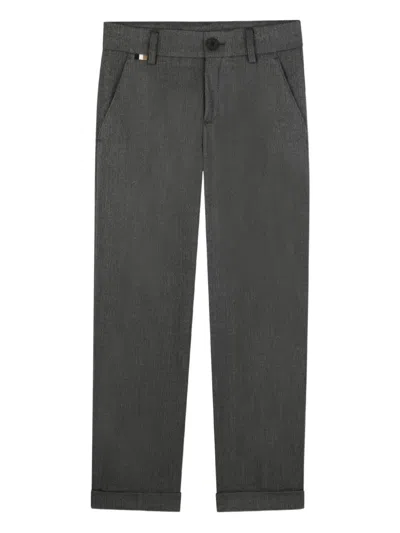 Bosswear Button-fastening Trousers In Black