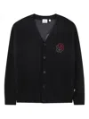 Bosswear Button-up Cardigan In Black