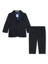 Bosswear Buttoned Suit Set In Blue