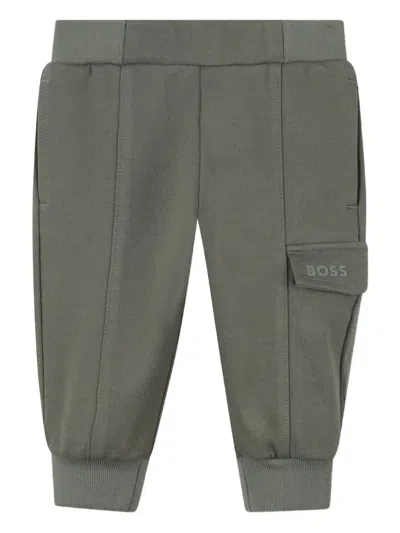 Bosswear Babies' Cargo Pocket Sweatpants In Green