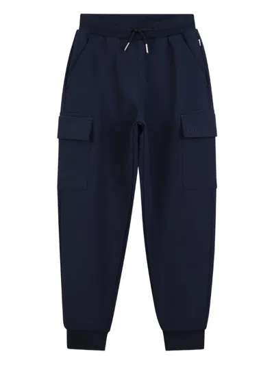 Bosswear Kids' Cargo-pockets Track Pants In Blue