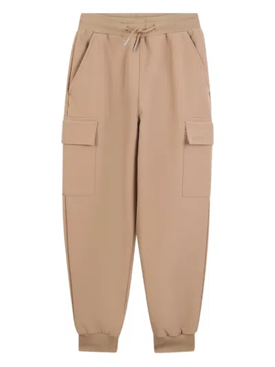Bosswear Kids' Cargo-pockets Track Pants In Neutral
