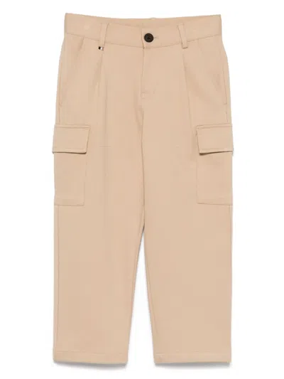 Bosswear Kids' Cargo Trousers In Neutrals