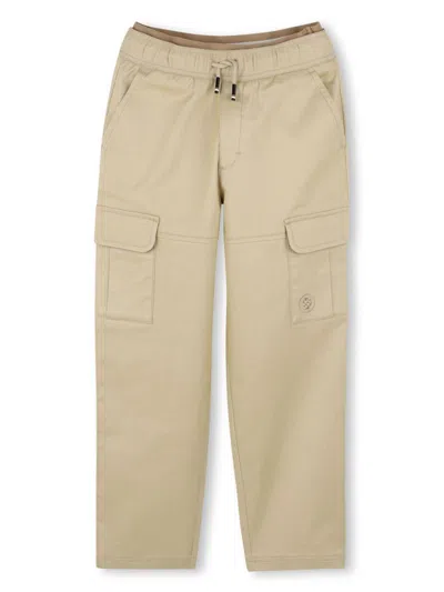 Bosswear Kids' Cargo Trousers In Neutrals