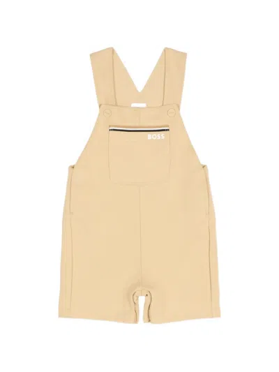 Bosswear Babies' Chest-pocket Shorties In Brown