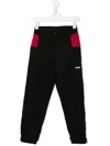 Bosswear Color-block Cargo Trousers In Black