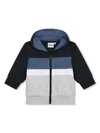 Bosswear Cardigan In Colour-block-optik In Grau
