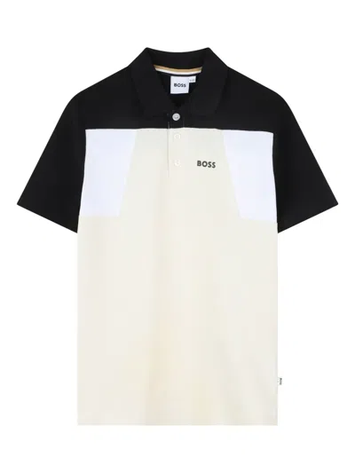 Bosswear Colour-block Polo Shirt In 中性色