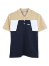 Bosswear Colour-block Polo Shirt In Blue