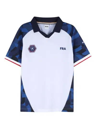 Bosswear Kids' Colour-block Polo Shirt In Multi