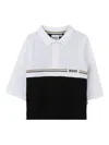 Bosswear Colour-block Polo Shirt In White