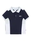 Bosswear Colour-blocked Polo Shirt In Blue