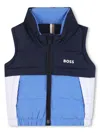 Bosswear Logo Padded Gilet In Blue