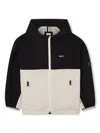 Bosswear Colourblock Jacket In 黑色