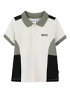 Bosswear Colourblock Polo Shirt In White