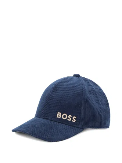 Bosswear Kids' Corduroy Cap In Blue