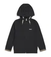 Bosswear Cotton-blend Logo Zip Hoodie In Black