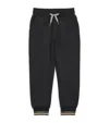 Bosswear Cotton-blend Signature Stripe Sweatpants In Black