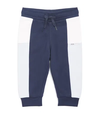 Bosswear Kids' Cotton-blend Sweatpants In Blue