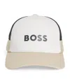Bosswear Cotton Logo Baseball Cap In Grey