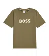 Bosswear Cotton Logo T-shirt In Brown