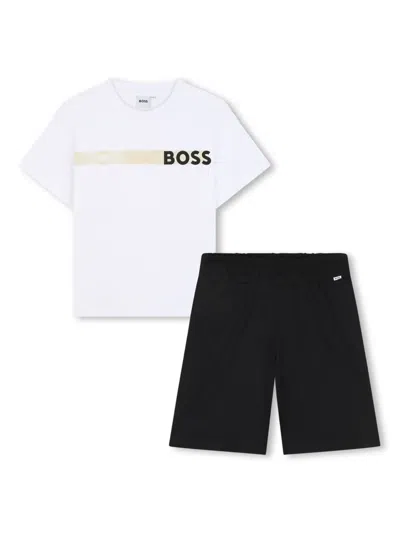 Bosswear Kids' Cotton Underwear Set In White