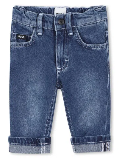 Bosswear Babies' Denim Pants In Blue