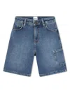 Bosswear Denim Shorts In Blue