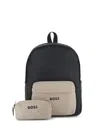 Bosswear Detachable-pouch Backpack (set Of Two)