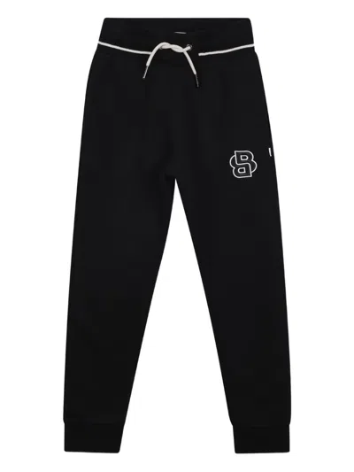 Bosswear Kids' Drawstring-hem Joggers In Black