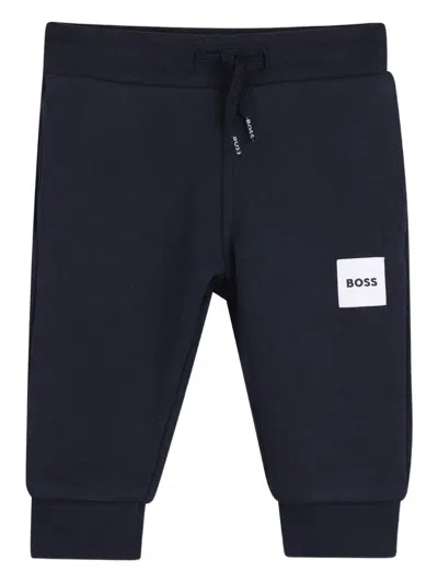 Bosswear Babies' Drawstring Trousers In Blue