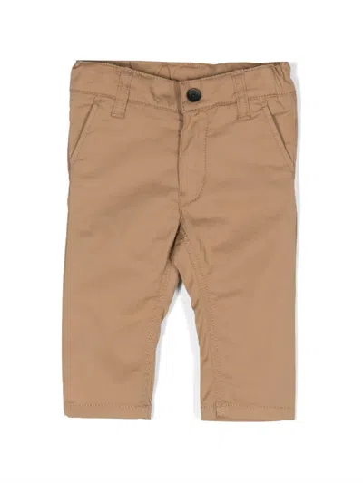 Bosswear Babies' Elasticated-waistband Trousers In Neutrals