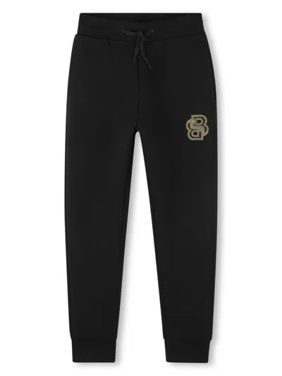 Bosswear Kids' Embroidered-logo Joggers In Black