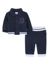 Bosswear Fleece-lined Tracksuit Set In Blue