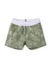 Bosswear Floral-print Swim Shorts In 绿色