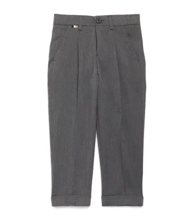 Bosswear Kids' Formal Trousers In Gray